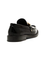 Logo-Detailed Leather Loafers