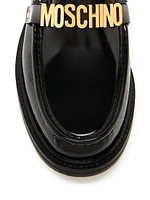 Logo-Detailed Leather Loafers