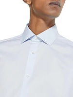 Micro-Striped Trecapi Cotton Shirt