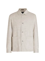 Silk and Linen Blend Jacket