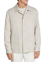 Silk and Linen Blend Jacket