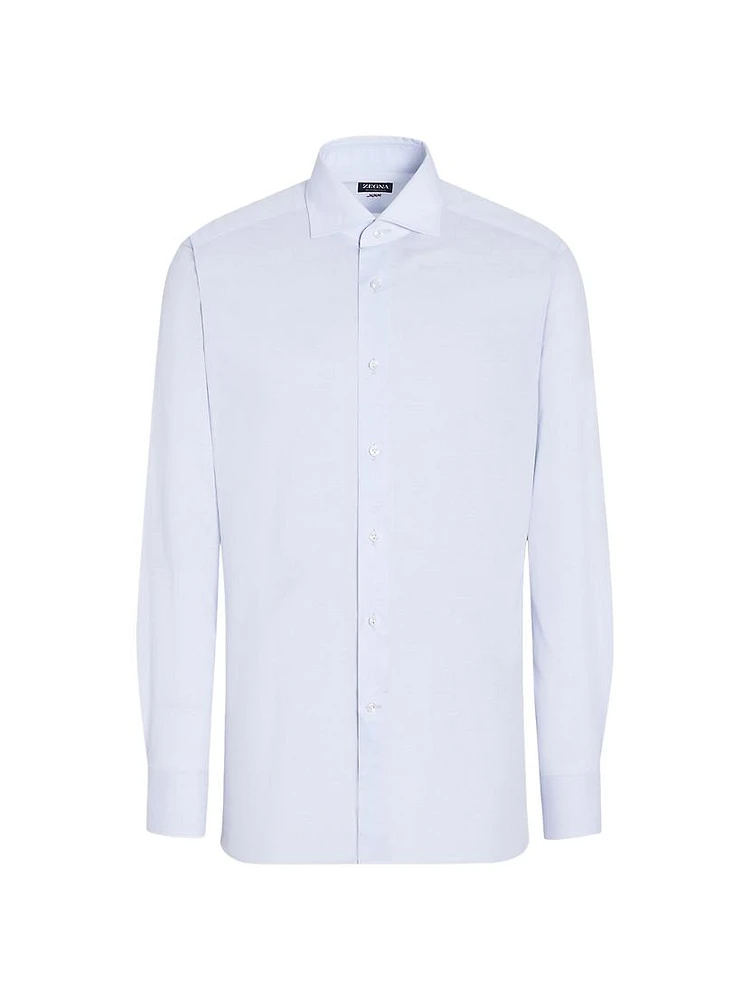 Centoventimila Cotton and Linen Shirt