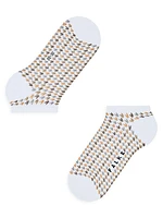 Vibrant Boost Houndstooth Ankle Socks