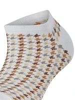 Vibrant Boost Houndstooth Ankle Socks