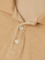 Cotton Terry Polo Shirt