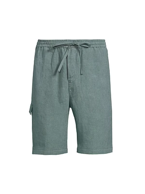 Linen Cargo Shorts