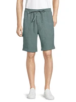 Linen Cargo Shorts