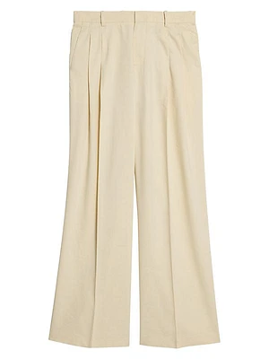 Double-Pleated Pants