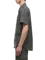 Epaulette Short-Sleeve Shirt