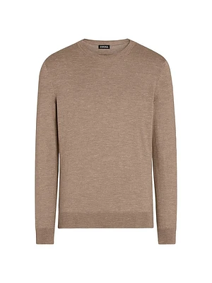 Silk Cashmere and Linen T-Shirt