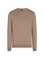 Silk Cashmere and Linen T-Shirt