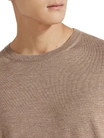 Silk Cashmere and Linen T-Shirt