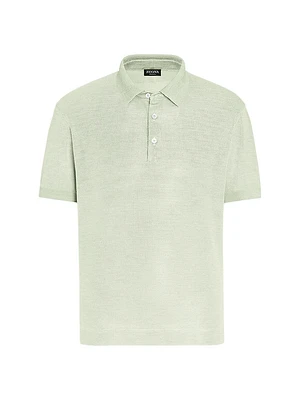 Silk Polo Shirt