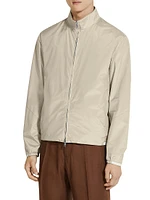 Silk Blouson Jacket