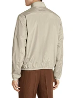 Silk Blouson Jacket