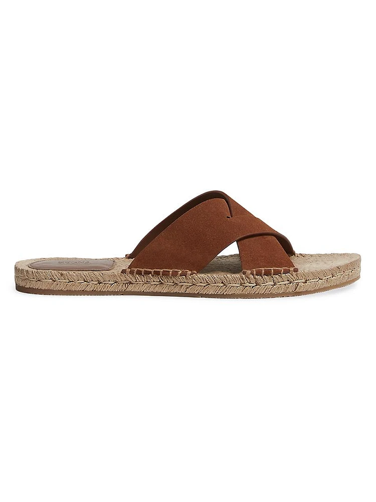 Suede Espadrille Sandals