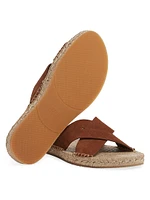 Suede Espadrille Sandals