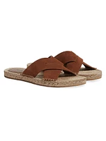 Suede Espadrille Sandals