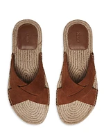 Suede Espadrille Sandals