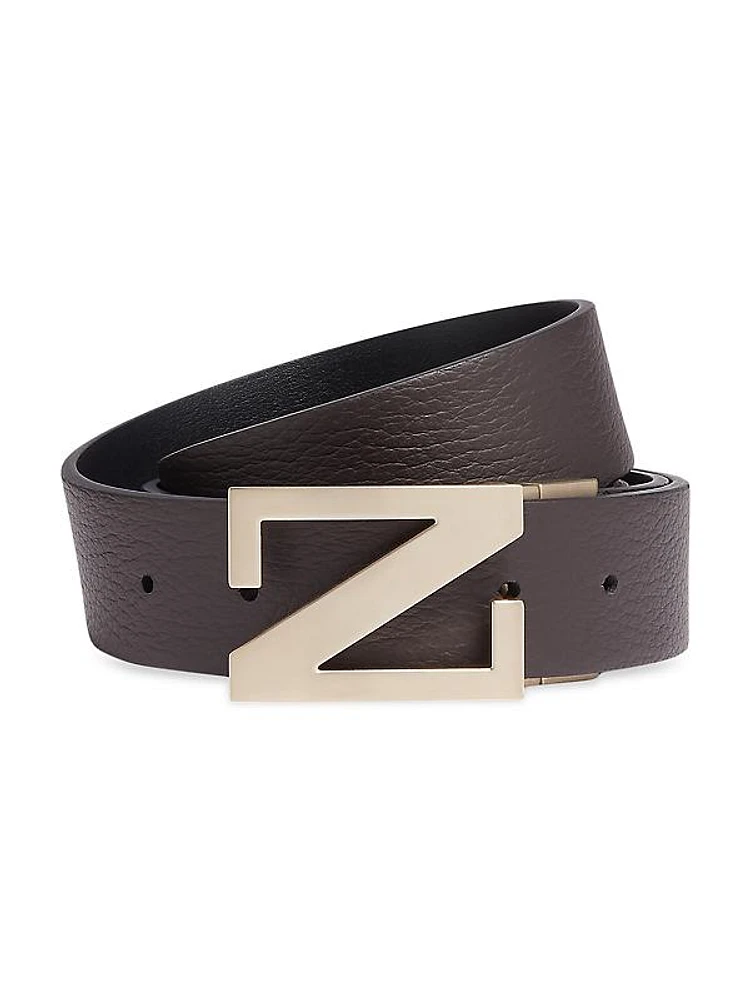 Reversible Leather Belt