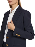 Boxy Cut-Off Blazer