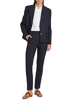 Boxy Cut-Off Blazer