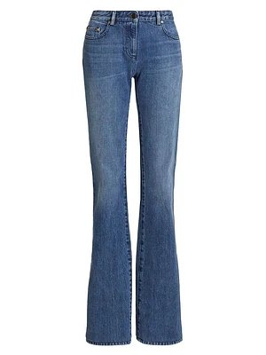 Stovepipe Boot-Cut Jeans