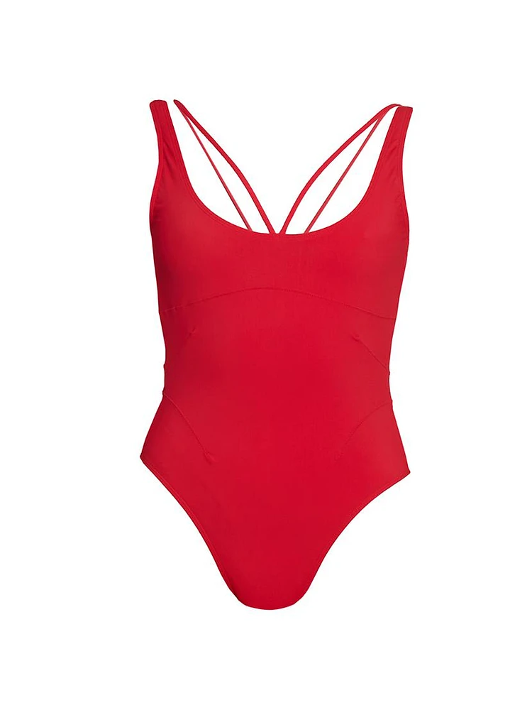 Signature Jersey One-Piece Swimsuit