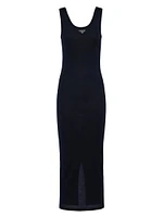 Ribbed Knit Cotton Dress