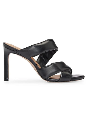 Open-Toe Mules Nappa Leather