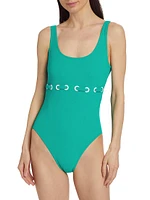 Lulu Scoopneck Silent Underwire One-Piece Swimsuit