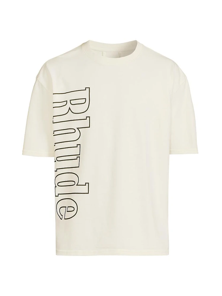 Side Logo Cotton T-Shirt