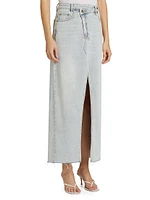 Relax Denim Maxi Skirt