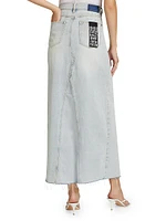 Relax Denim Maxi Skirt