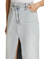 Relax Denim Maxi Skirt