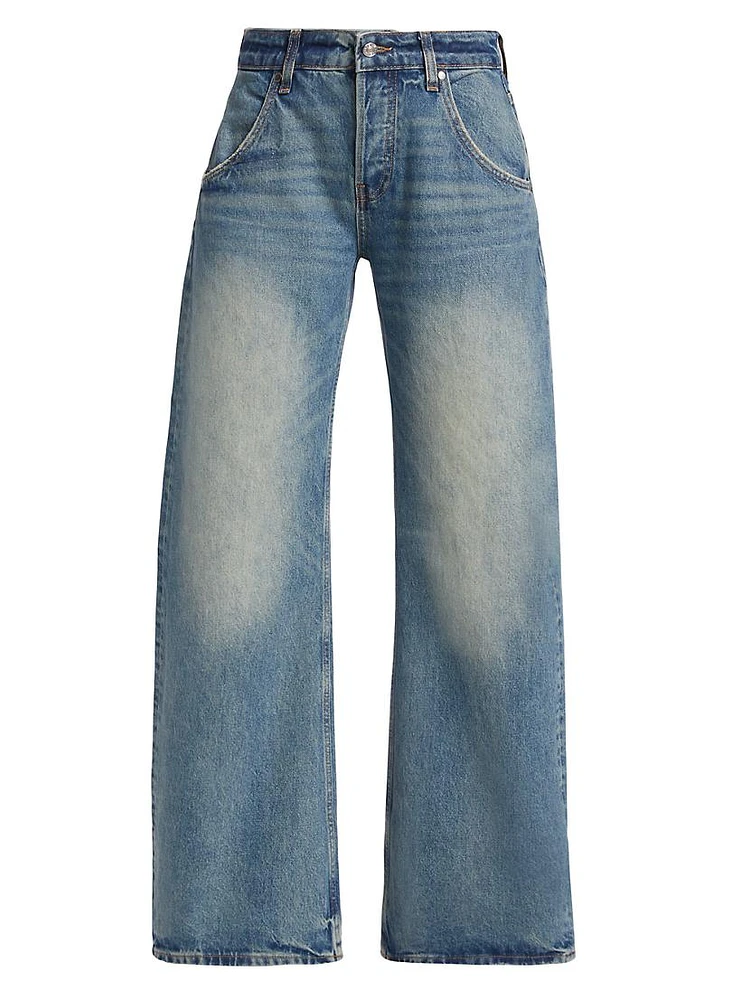 Enzo Mid-Rise Barrel Jeans