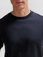 Cotton-Silk Regular-Fit T-Shirt