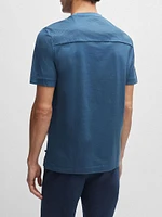 Mixed-Material T-Shirt