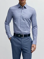 Slim Fit Shirt Printed Twill