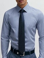 Slim Fit Shirt Printed Twill