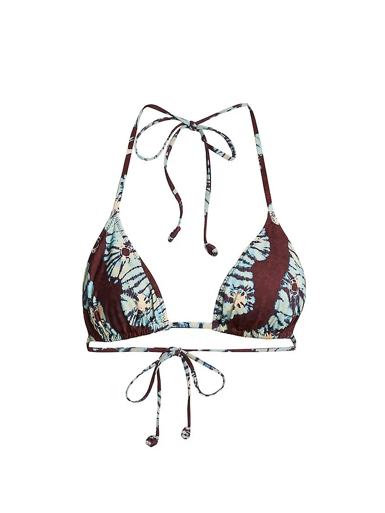 Keaton Abstract Bikini Top