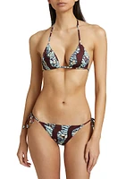 Keaton Abstract Bikini Top