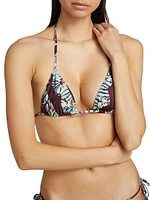 Keaton Abstract Bikini Top