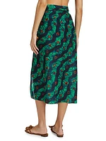 Freya Printed Cotton-Blend Sarong