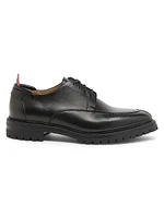Apron-Stitched Leather Derbys