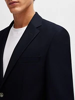 Regular-Fit Jacket Virgin Wool