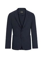 Slim-Fit Single-Breasted Jacket