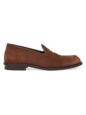 Suede Loafers