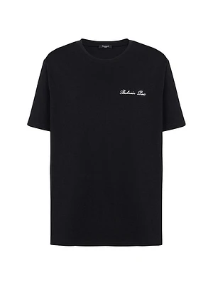 Logo-Embroidered Cotton T-Shirt