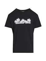 Palm Logo Cotton T-Shirt